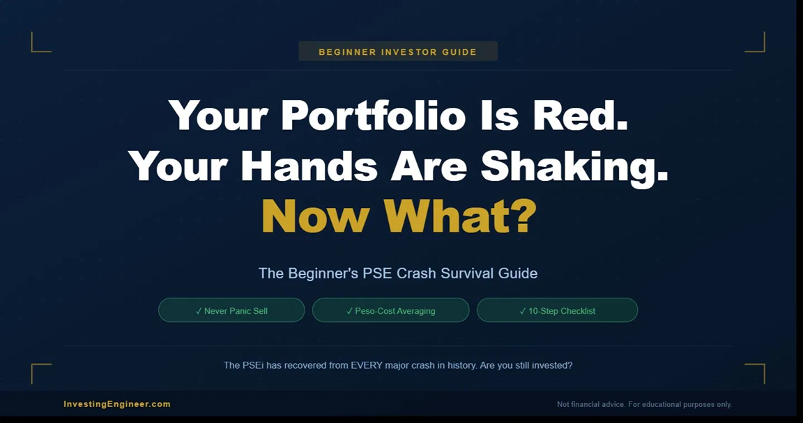 what to do when stock market is down Philippines