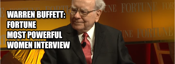 warren buffet interviewed