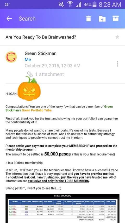 green stickman scam