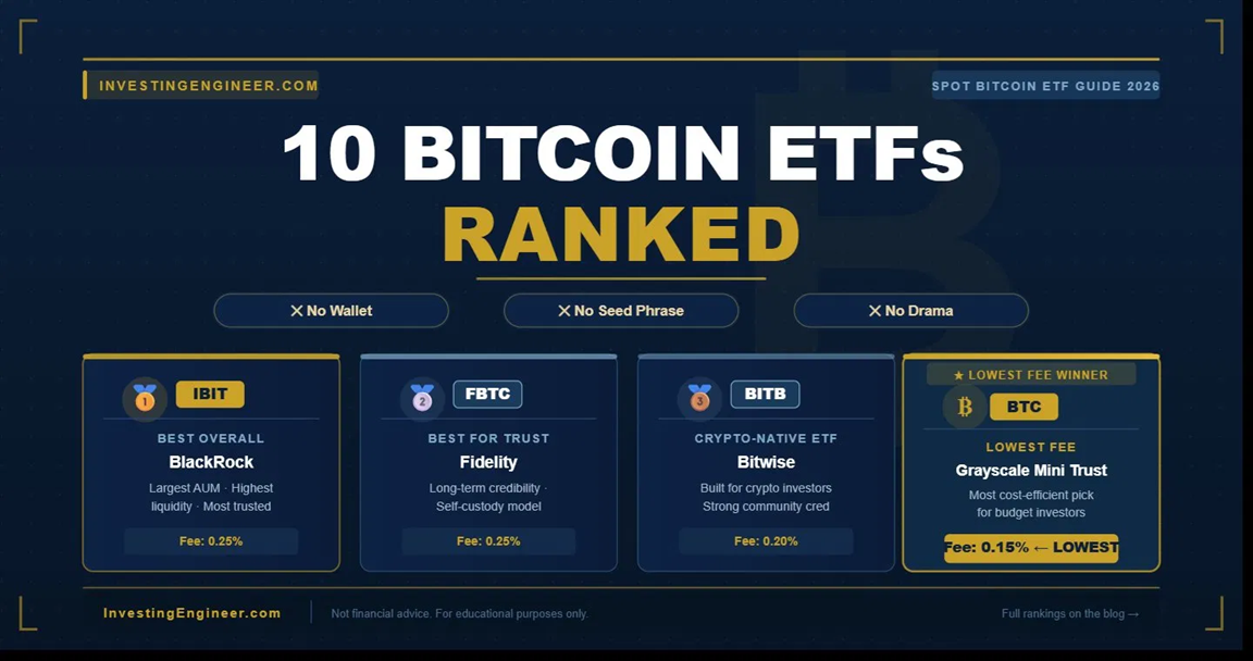 best Bitcoin ETFs