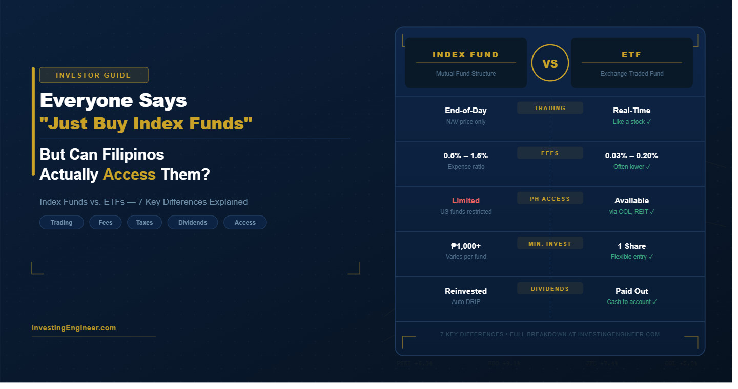 index funds vs ETFs