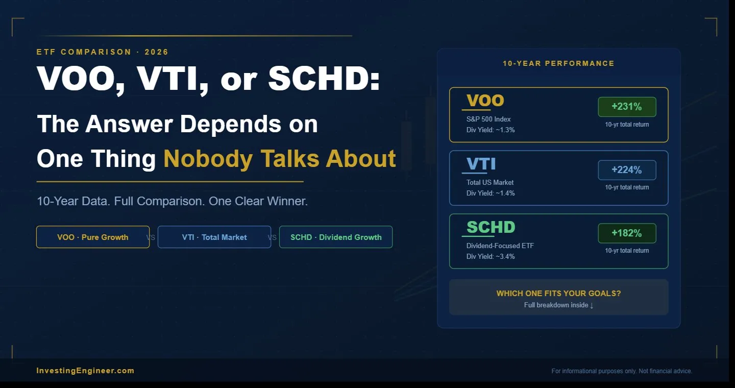 VOO vs VTI vs SCHD