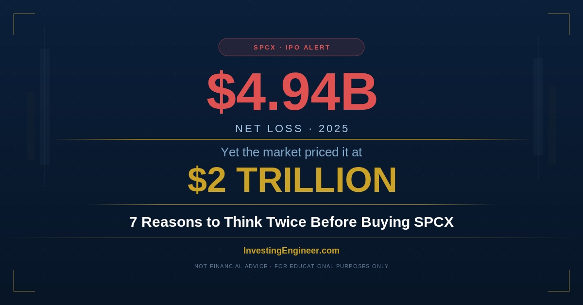 why you shouldn't buy SpaceX stock right now