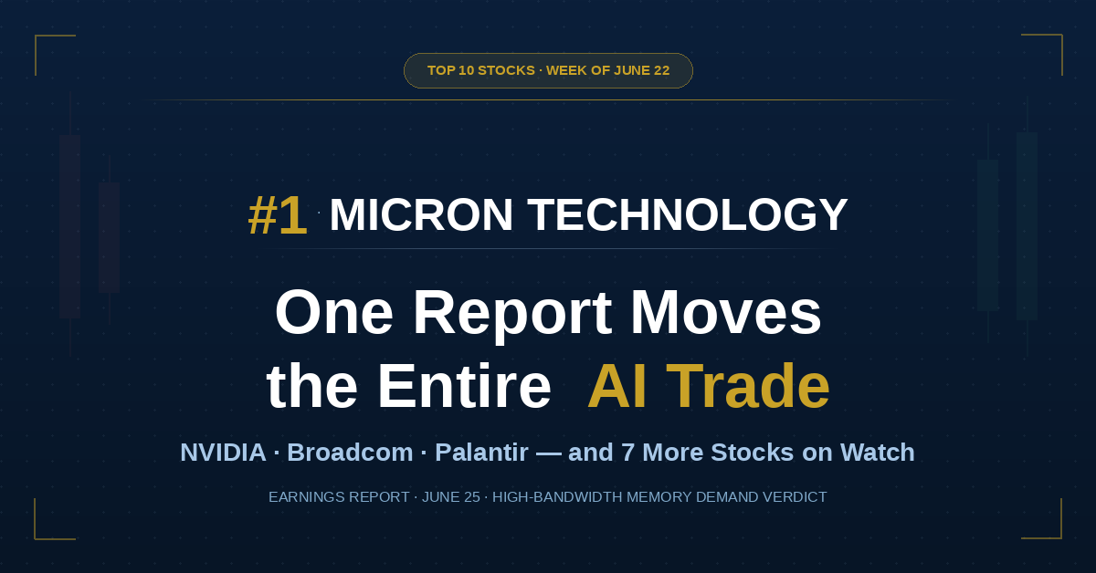 hot stocks to watch this week June 22 2026