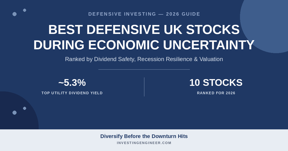 Best Defensive UK Stocks During Economic Uncertainty (2026 Guide) 1