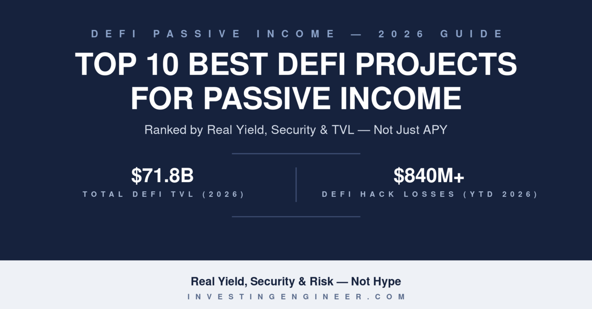 top 10 best DeFi projects for passive income in 2026