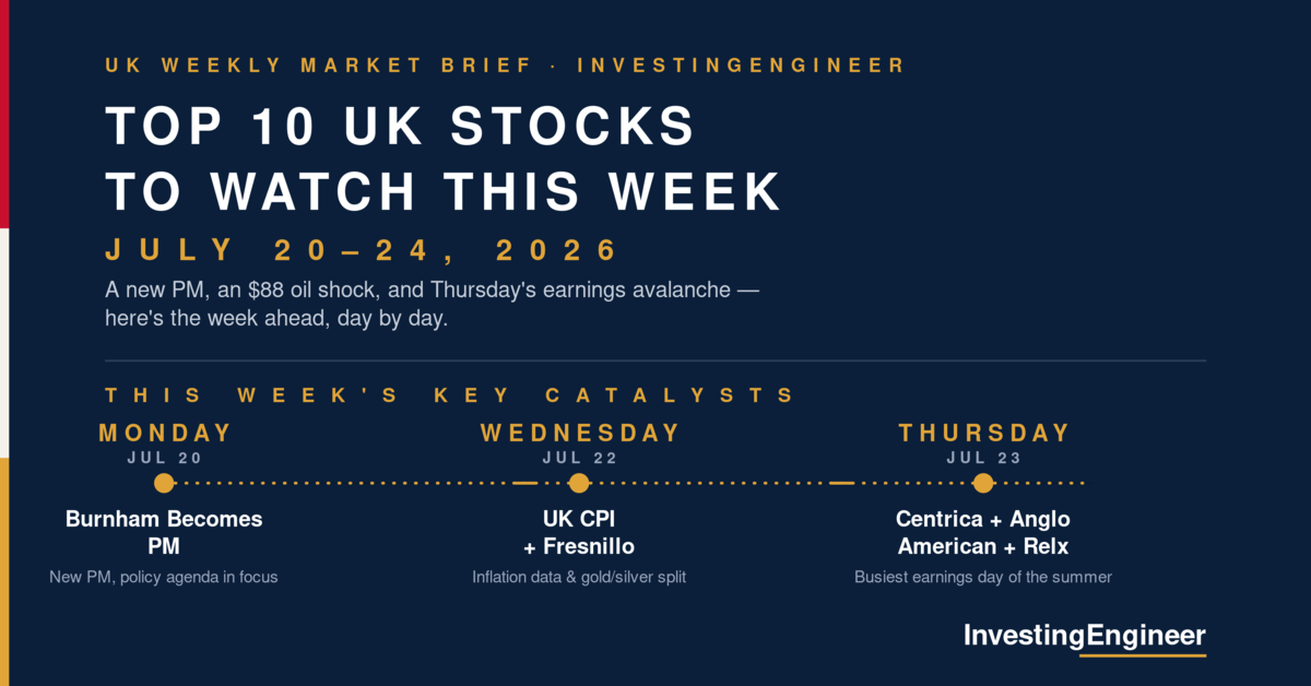 top UK stocks to watch this week