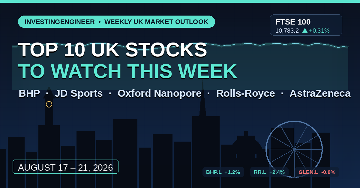 UK stocks to watch this week