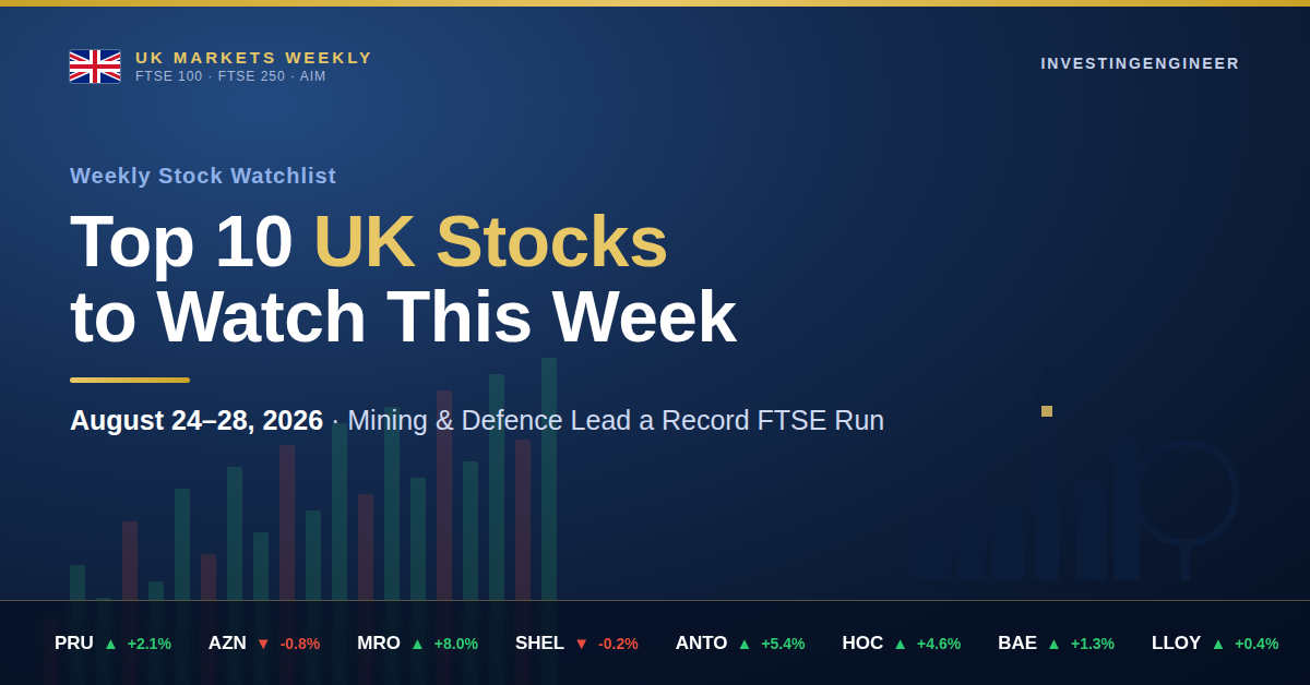 Top 10 UK Stocks to Watch This Week